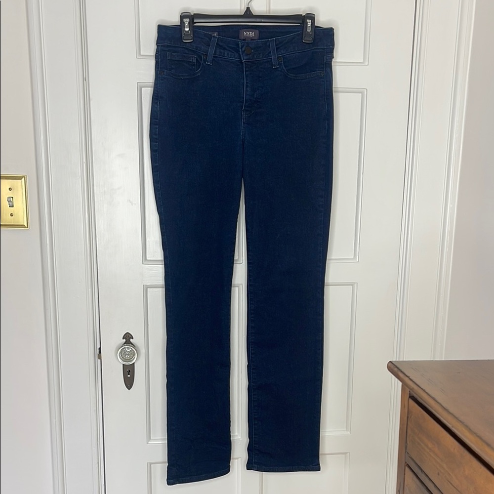 NYDJ Dark Blue Women's straight leg marilyn  Jeans